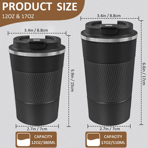 ATZNZIK multicolor stainless steel mugs for stylish daily coffee use