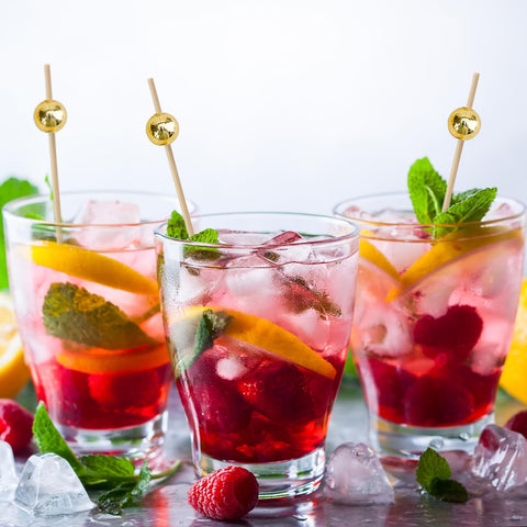 ATZNZIK wedding party picks provide sturdy, disposable elegance for appetizers and drinks.