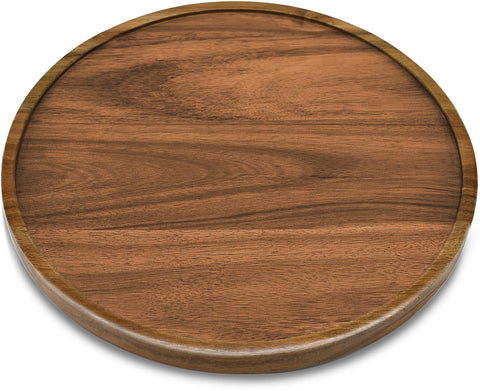AUAM two-pack lazy Susan set on countertop demonstrates convenient dual storage.
