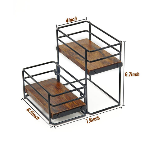 AUATRONNE detachable syrup rack system for flexible placement anywhere.
