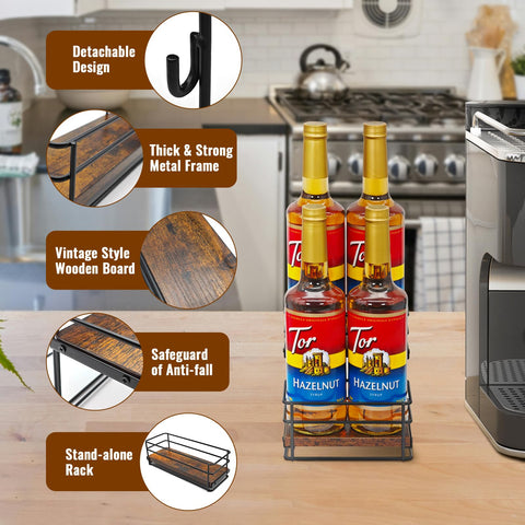 AUATRONNE durable metal and wood construction for long-lasting use.