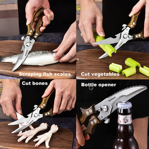 AUDAMI built-in bottle opener integrated into the shears