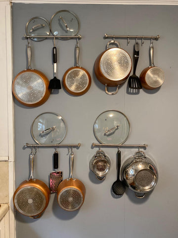 Audmore fifteen-point-six-inch length helps fit your cookware collection.