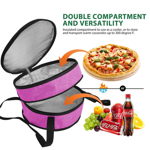 Aufind Pie Carrier Rose Red stacking-design fits in cabinets and trays.