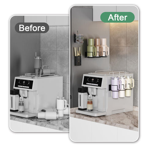 Aufworld magnetic lid holder keeps lids neatly arranged on the fridge.