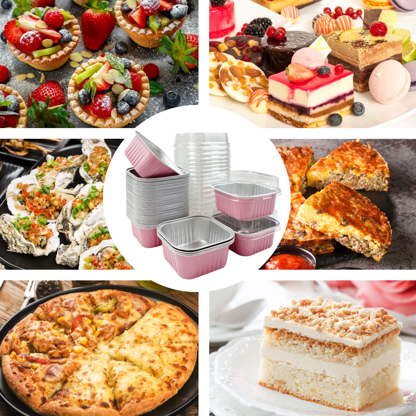 Augoog portable foil cups designed for desserts and on-the-go use.