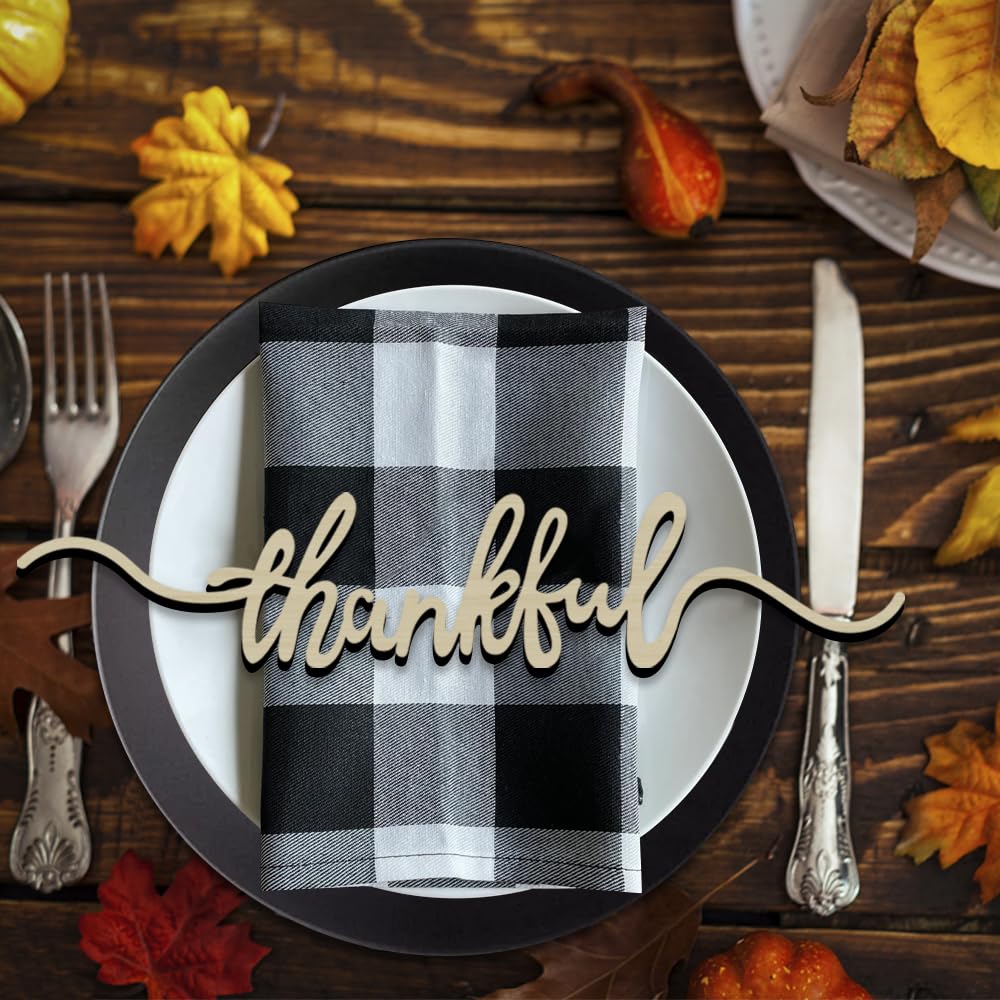 Aukolass table decor for place settings—perfect for Thanksgiving gatherings