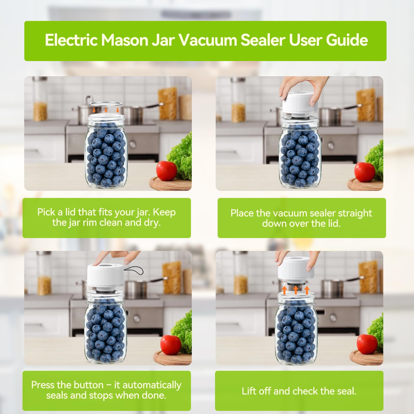 Auletor canning and pantry organization for efficient kitchen storage.