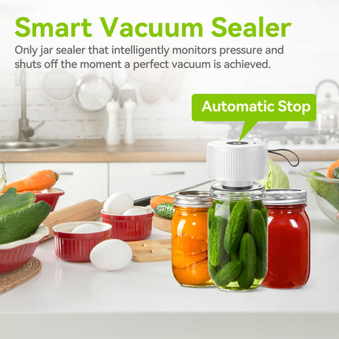 Auletor one-touch sealing system delivering consistent preservation.