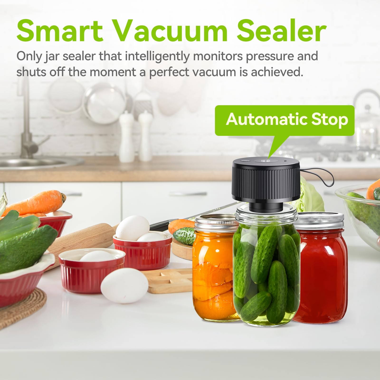 Auletor 3-in-1 sealer sealing a bag for extended freshness.