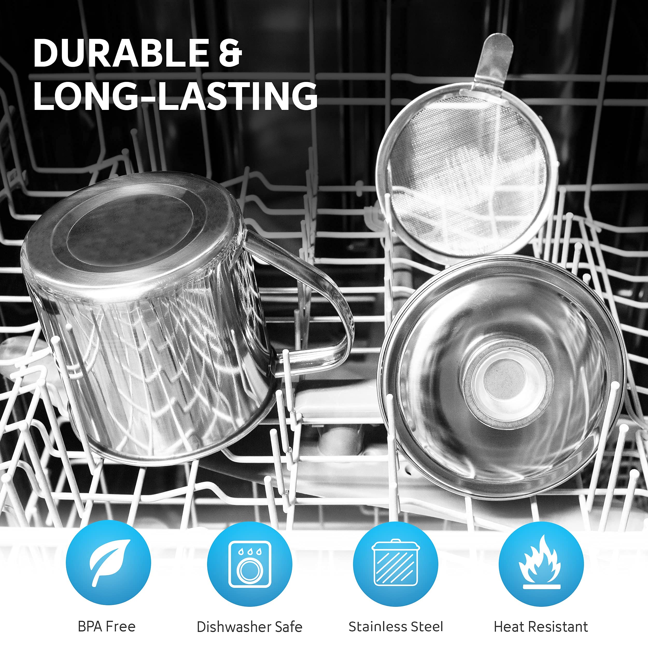 Aulett Home no-spill pour spout design reduces drips.
