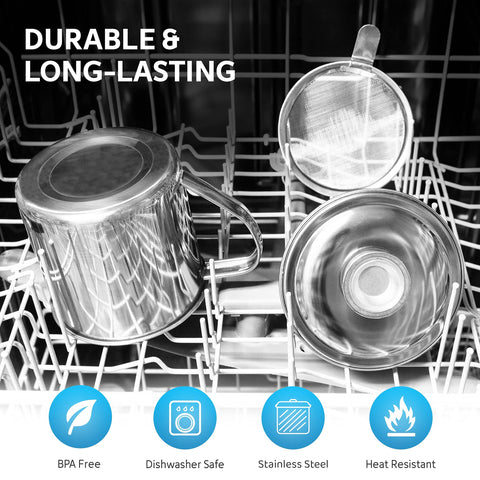 Aulett Home no-spill pour spout design reduces drips.