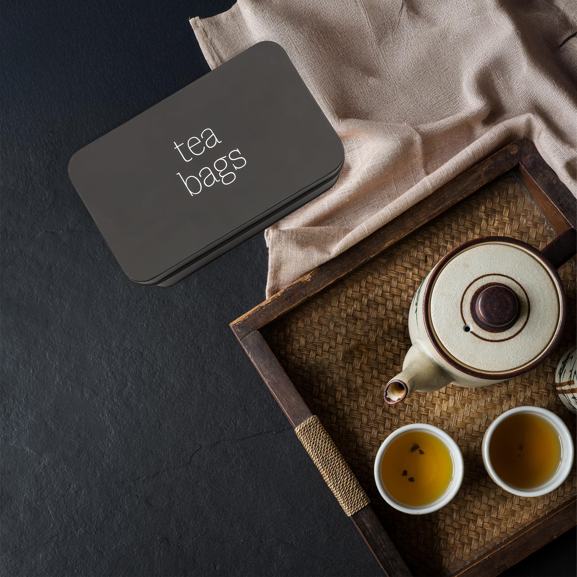 AuldHome Design enamelware box is food safe and lead-free for safe kitchen use.