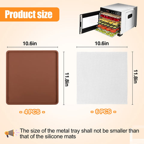 Aulock tray liner edge design prevents spillover during high-heat drying