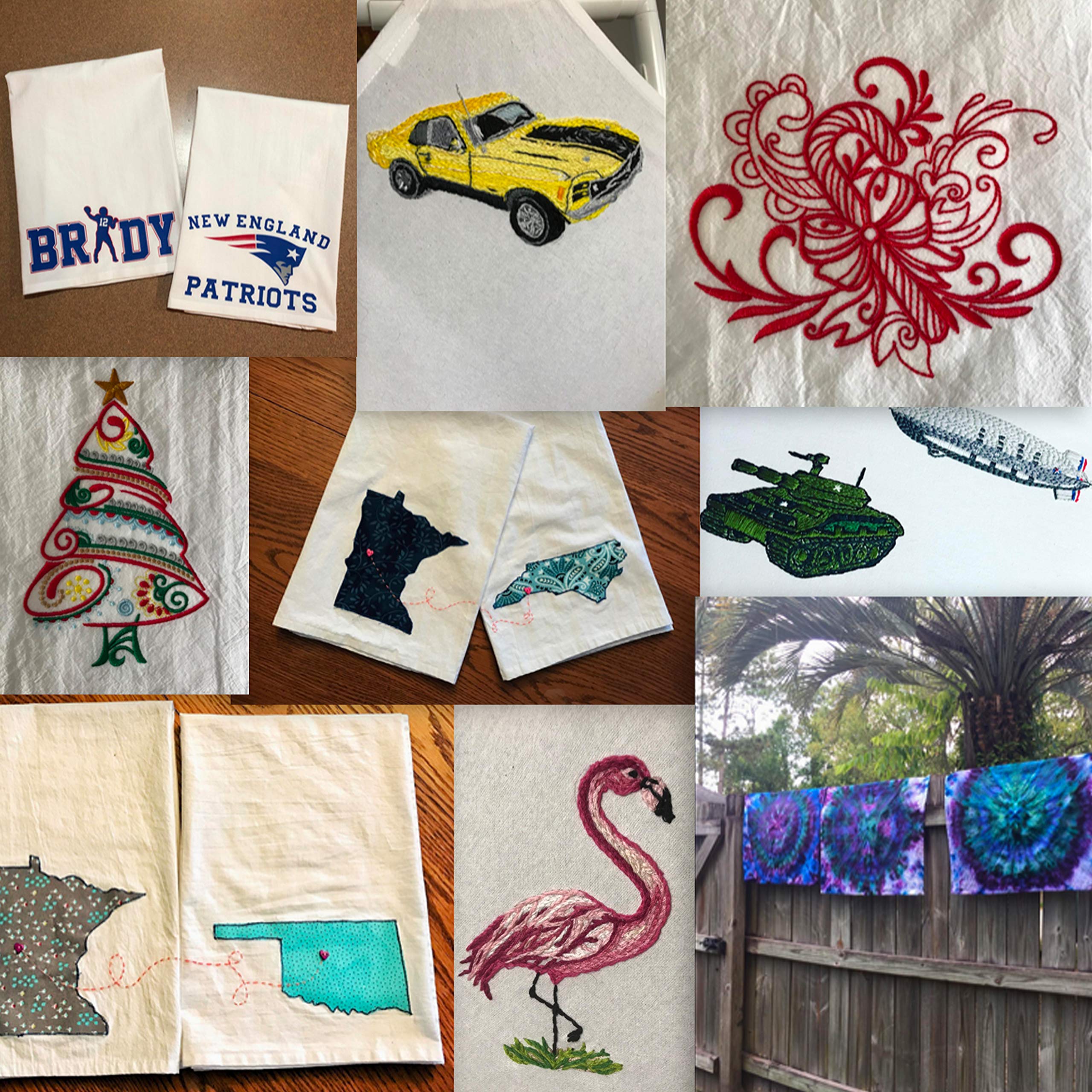 Aunti Em's Kitchen 13-pack flour sack towels.