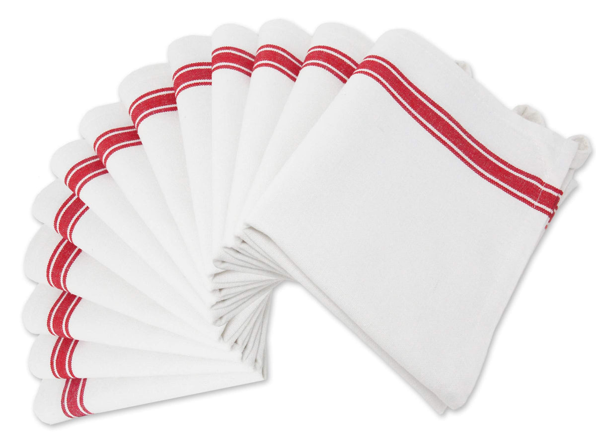Aunti Em's Kitchen dish towels 13-pack embroidery-ready fabric for crafting