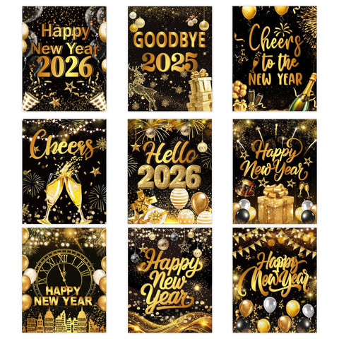 AUOCATTAIL 2026 New Year elegant label design enhances party atmosphere