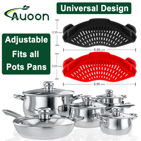 AUOON silicone strainer filters grease from meat