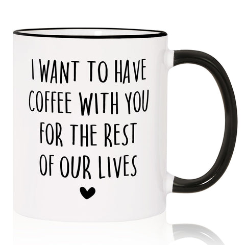 Aurahouse wedding anniversary mug for daily coffee moments and memories.