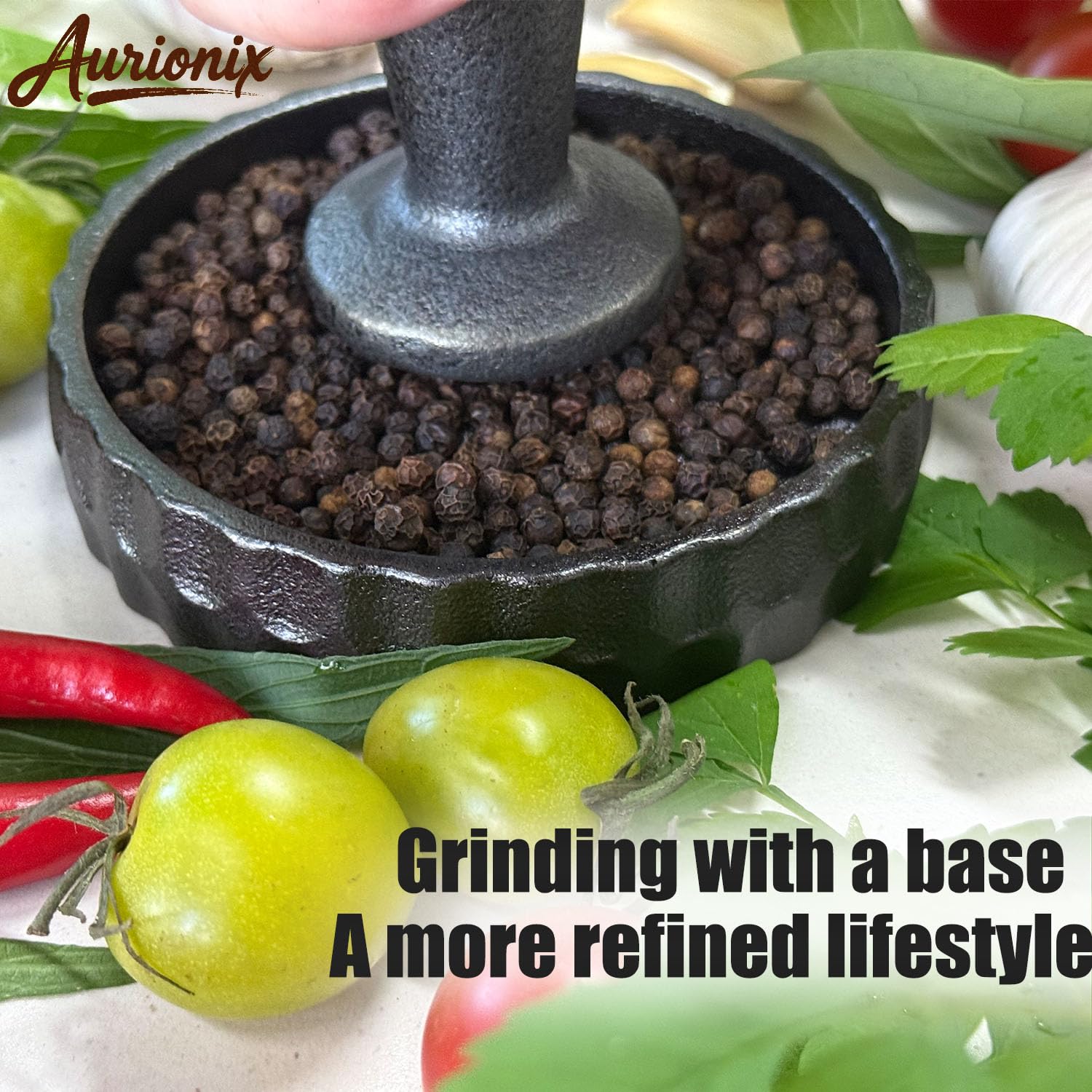 Aurionix measuring spoon helps portion spices and pastes accurately.