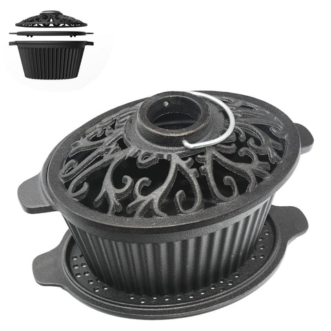 Aurionix wood stove steamer top view releases gentle humidity in winter rooms