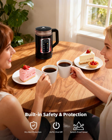 Auriswell compact kitchen kettle design fits neatly on your counter.