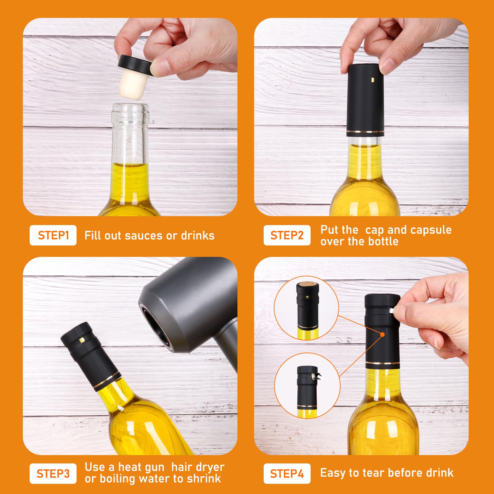 AuroTrends glass bottles add chic home decor and practical drinkware