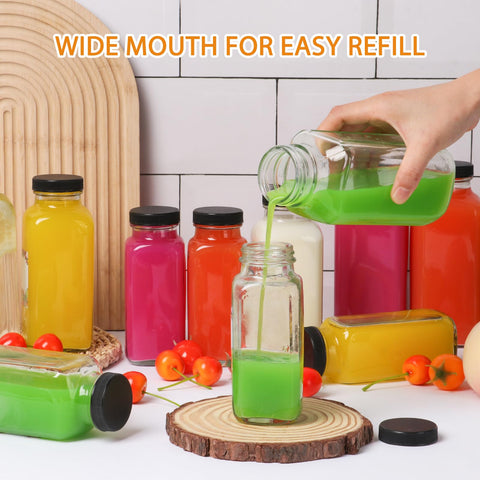 AuroTrends 12 oz bottles ideal for water, juice, or kombucha on the go.