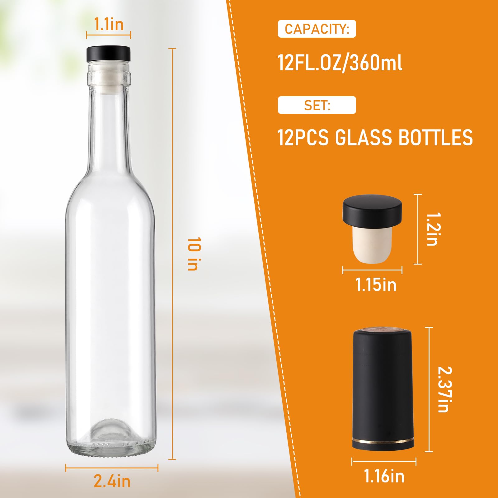 AuroTrends bottle ideal for kombucha fermentation and related beverages