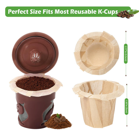 Aussen biodegradable coffee filter paper - recyclable and planet-friendly option.