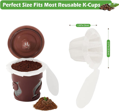 Aussen biodegradable filters reduce waste while keeping flavor intact for Keurig brews