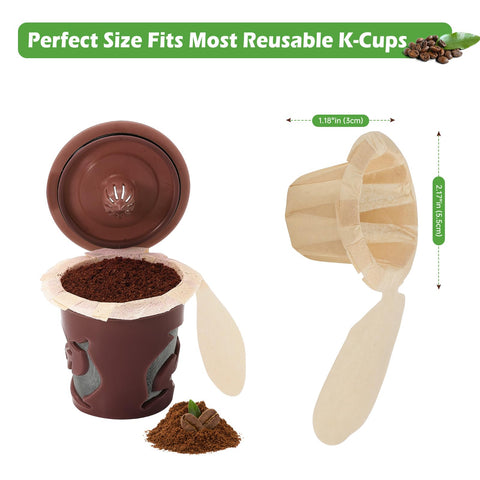 Aussen eco-friendly 200-pack filters ready for daily coffee