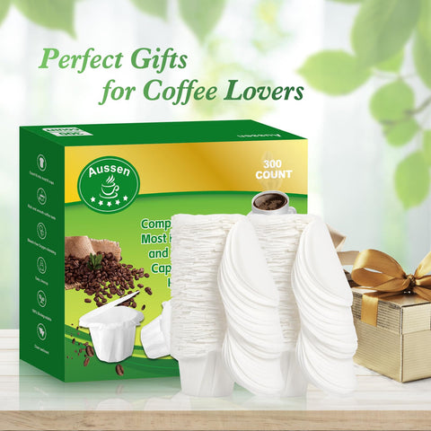 Aussen disposable filters reduce cleanup and keep Keurig cups tidy after use