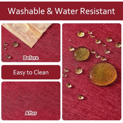 AUSSPVOCT wrinkle-free finish maintains a tidy, presentable table setting.
