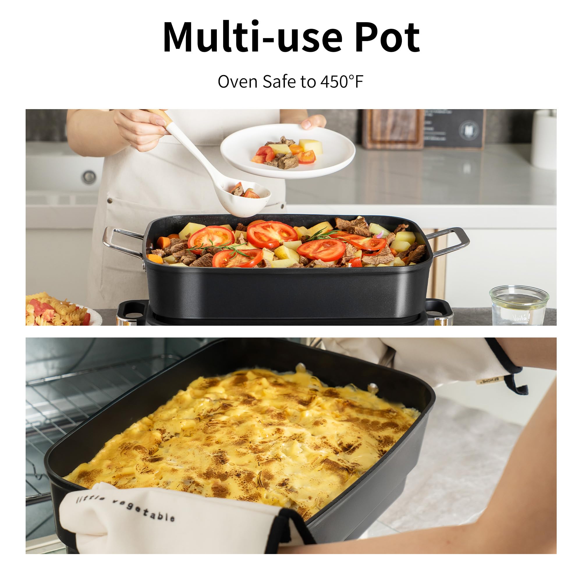 AUTUCU keep-warm function maintains flavors for guests arriving late.