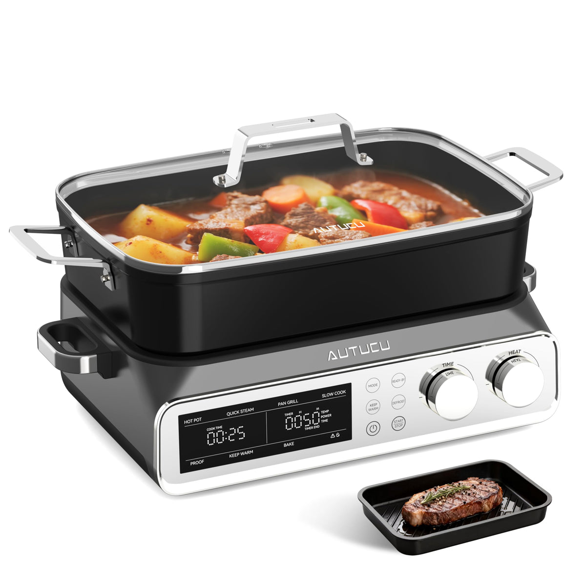 AUTUCU N21NA Pro 10-quart capacity ideal for large family meals