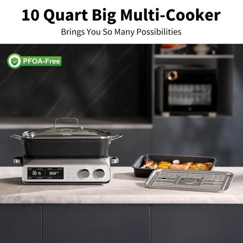 AUTUCU N21NA Pro grill pan searing for flavorful edges