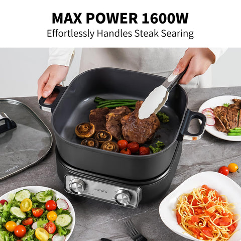 AUTUCU Removable pot is dishwasher-safe for hassle-free maintenance and serving.