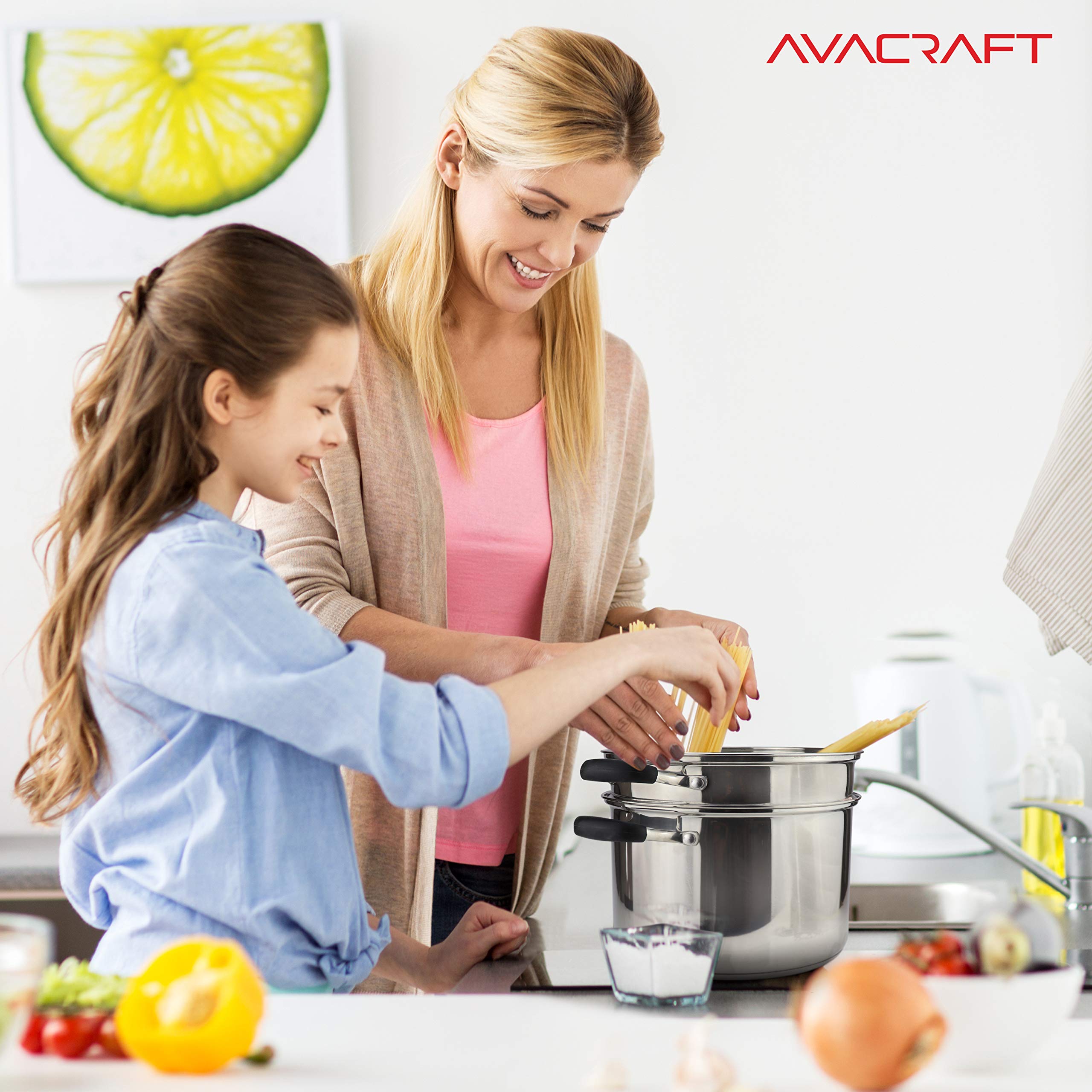 AVACRAFT ergonomic stay-cool handles stay comfortable while lifting.