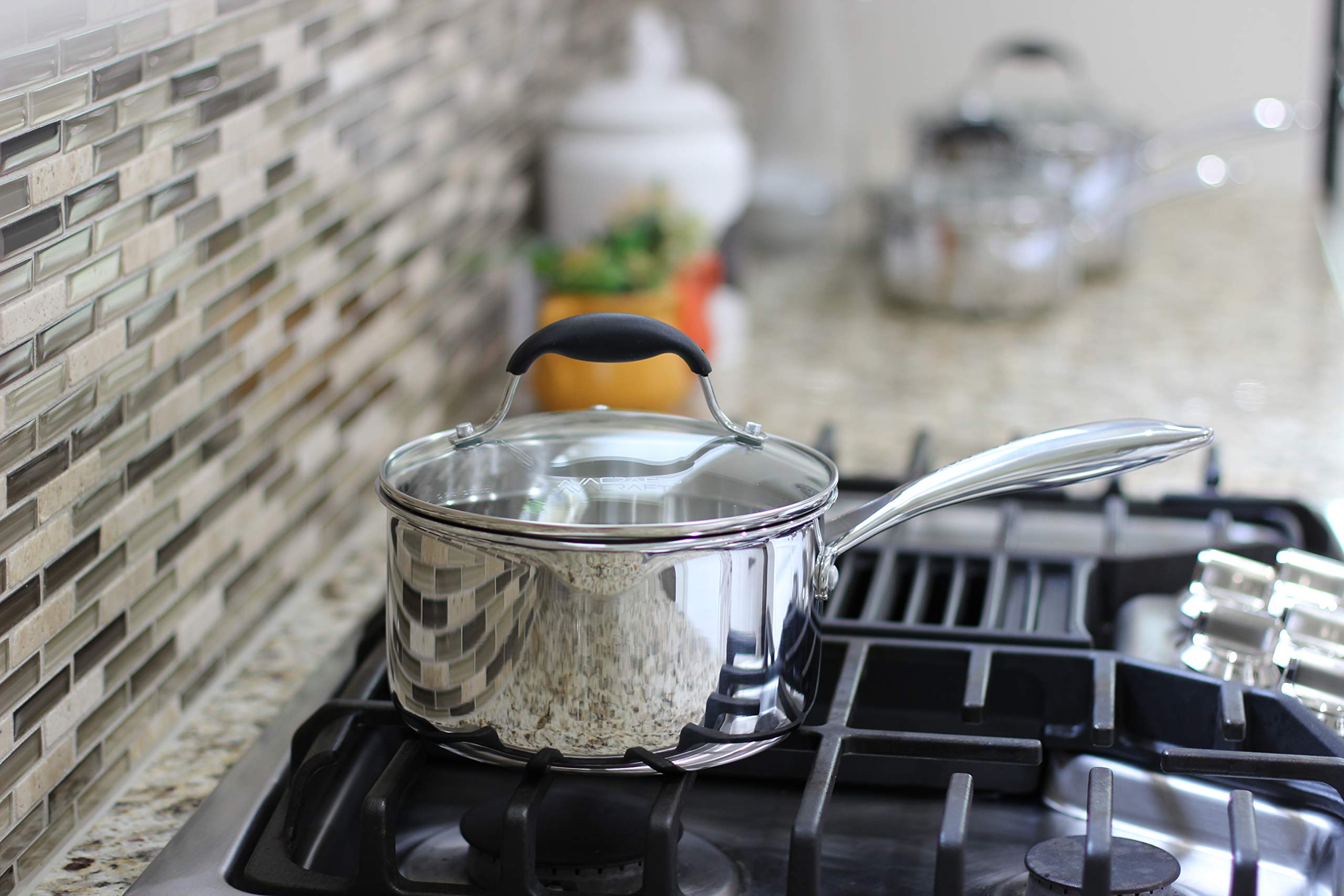 AVACRAFT saucepan is dishwasher safe for effortless cleaning after cooking.