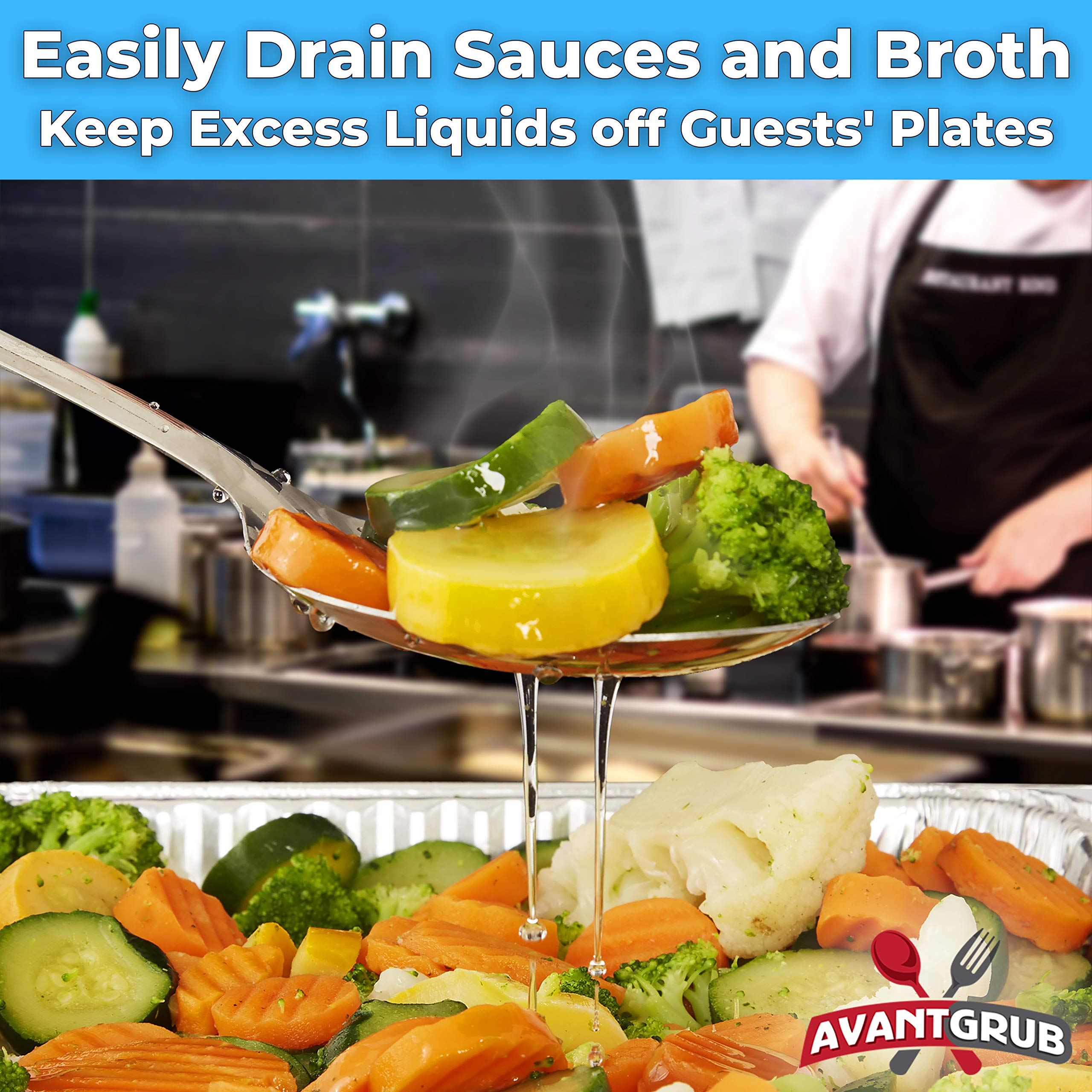 Avant Grub 11in spoon versatile for cooking, basting and serving.