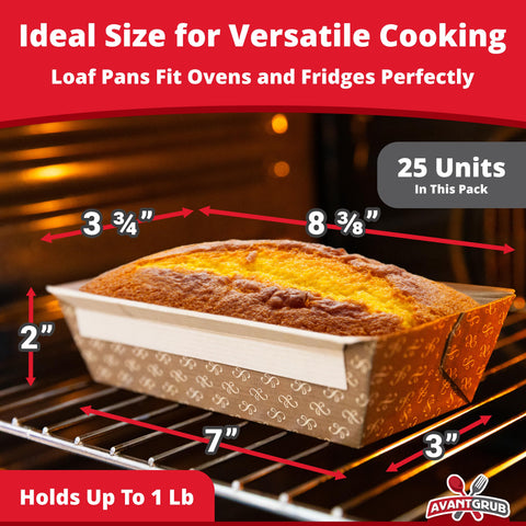 Avant Grub kraft paper bakeable pan, closeup, oven-safe performance
