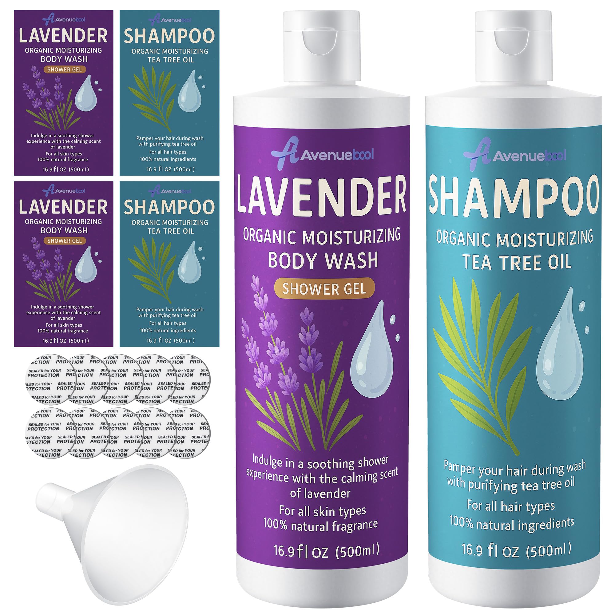 Avenuebool empty cruise bottles show 16oz capacity for discreet drinks on trips.