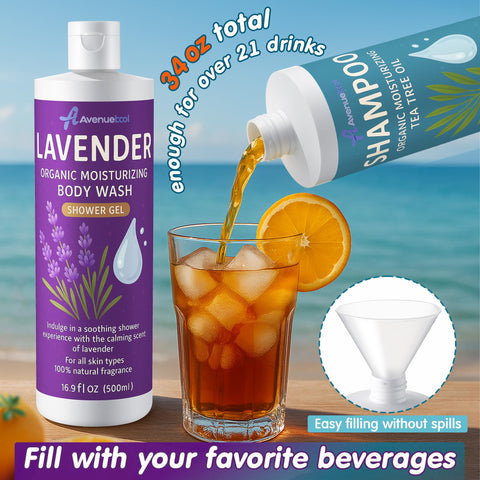 Avenuebool foam liners pack protects bottles and luggage from leaks.