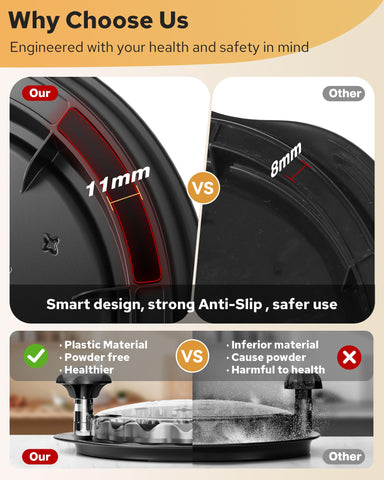 AveFare large capacity shredder handles more meat in a single pass.