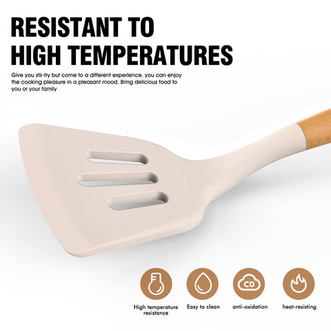 AVGPD flexible spatula withstands high heat for versatile cooking