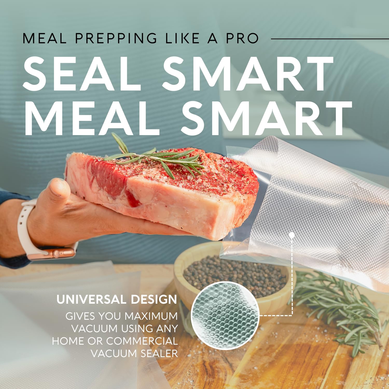 Avid Armor tear-notch bags open easily while maintaining freshness after sealing