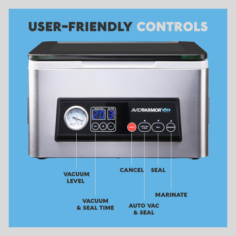 Avid Armor USV20 compact countertop design fits small kitchens.