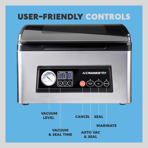 Avid Armor USV32 compact countertop design fits kitchen spaces.