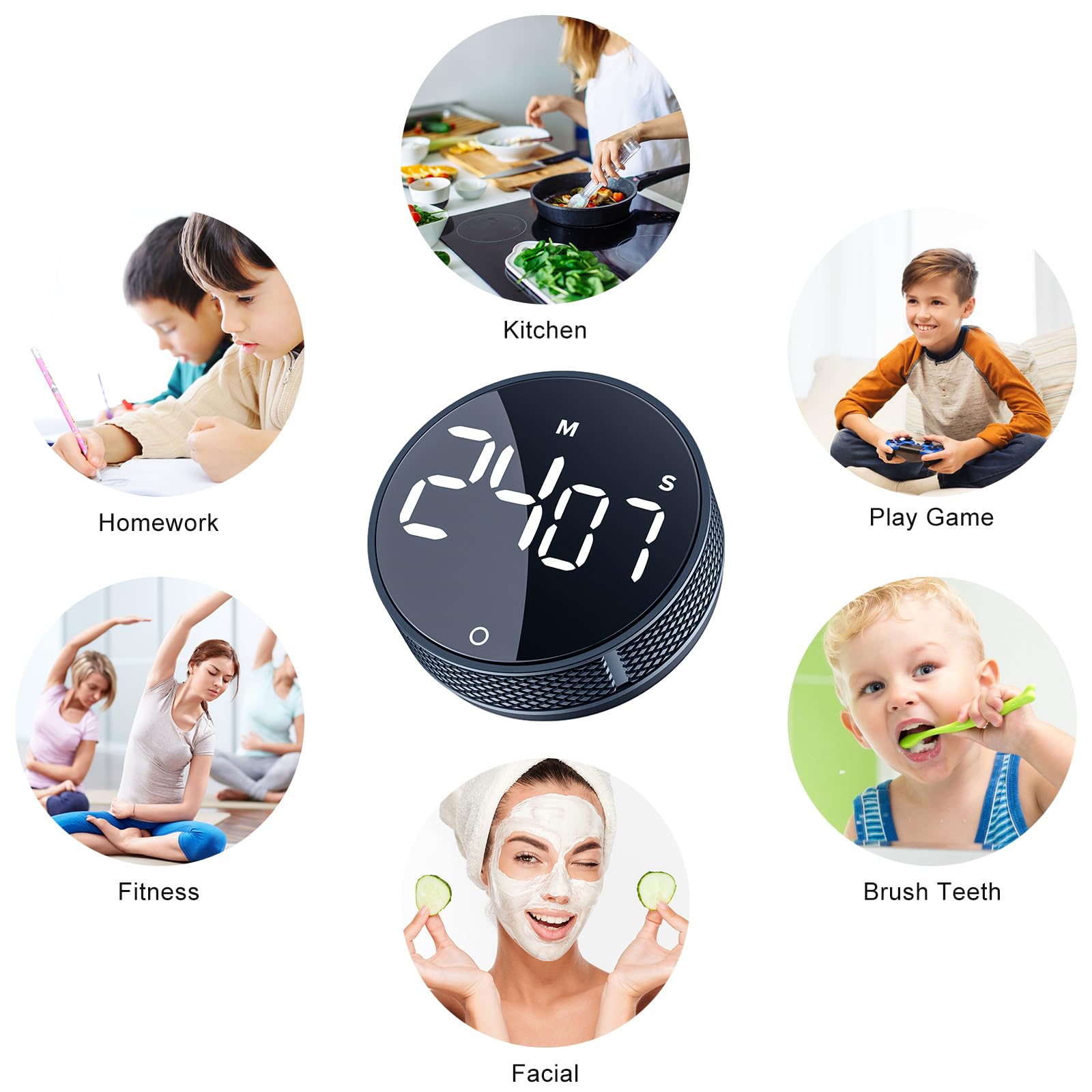 AVINIA multi-scene timer suits kitchen, classroom, fitness and meetings